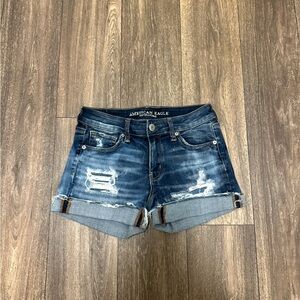 American Eagle Outfitters Distressed Jean Shorts
